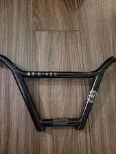 GT 4pc Original BMX Handlebar 8.6" black 100 heat treated chromoly