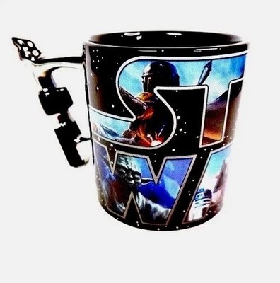 Star Wars 3D Lightsaber Mug Lucasfilm Coffee Cup Collectible Sci Fi Movie Fan 