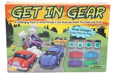 GET IN GEAR 2003 Board Game Race Strategy and Pitfalls Complete w/ Manual