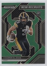 2024 Panini Prizm Draft Picks New Recruits Green Cooper DeJean #NR-CDN 15t4