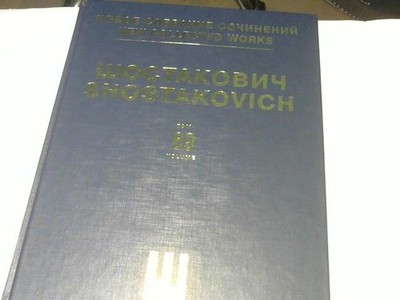New collected works of Dmitri Shostakovich. Vol. 69. Shostakovich, Dmitri:
