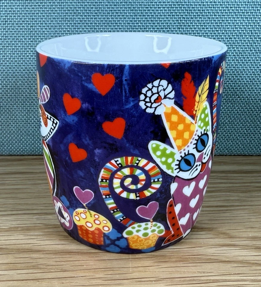 MAXWELL & WILLIAMS designer Stoneware 9cm Mug ‘love Hearts’ By Donna Sharam - Image 4 of 4