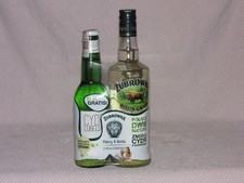 polnischer Wodka ZUBROWKA Bison Gras mit Erfrischungsgetränk Cydr Lubelsk