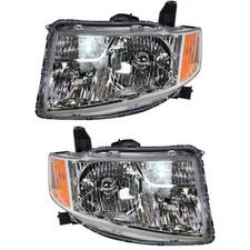 Driver and Passenger Side Headlights For Honda Element 2009-2011 Halogen EX LX