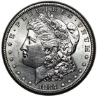 1881-S Morgan Silver Dollar Silver Coin Beautiful BU UNC Great Luster