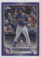 2022 Topps Chrome Update Purple Refractor JJ Matijevic #USC190 0z68