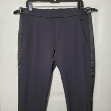 Greyson Pants Mens 32 Black Jogger Adjustable Waist Zip Pocket Golf Performance