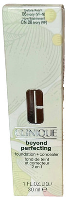 Clinique Beyond Perfecting Foundation + Concealer - CN 28 Ivory (VF) 1oz