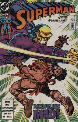 Superman (2nd Series) #32 FN; DC | Roger Stern Mongul - w/Bag+Board