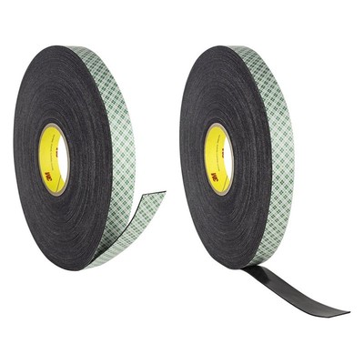 Install Bay 3M4056 3M 108' x 1'' Black Urethane Double-Sided Foam Tape