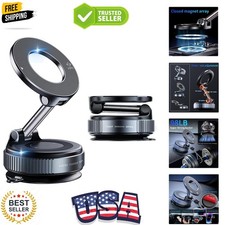 Vacuum Magnetic Car Phone Holder,360 Adjustable Magnetic Phone Holder,Hands-F...
