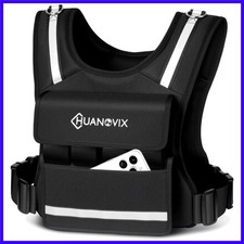 Weighted Vest, 0-40 LBS Adjustable Weight Vest With Reflective Stripe, No Wei...