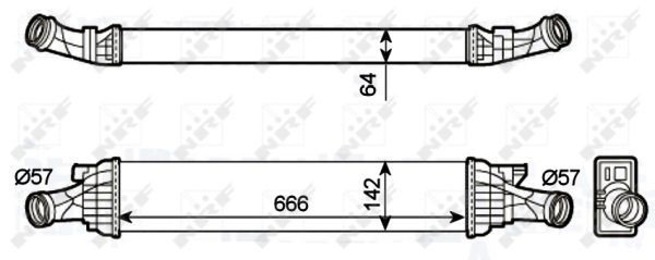 Intercooler fits AUDI A5 1.8 07 to 17 NRF 8K0145805G 8K0145805P Quality New - Image 27