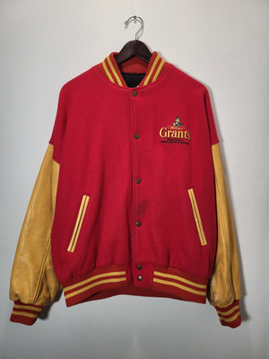 Vintage Rare 1990s William Grants Finest Whiskey Letterman Jacket