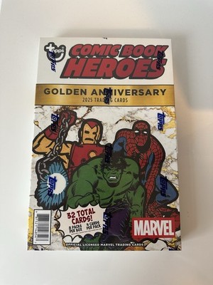 2025 Topps Marvel Comic Books Heroes 1975 Golden Anniversary Hobby Box Sealed