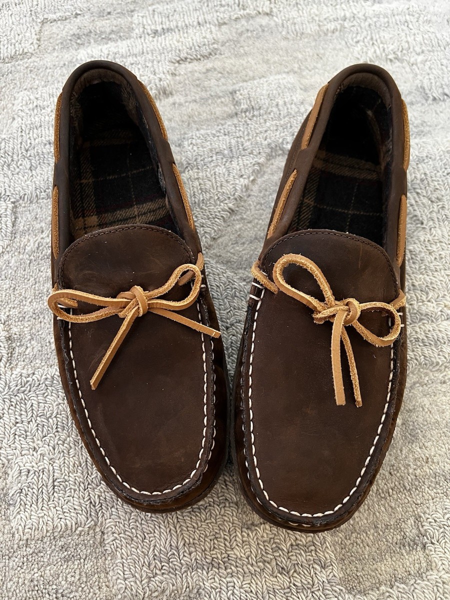L.L. Bean Handsewn Slippers Sz 10 Men display picture 1