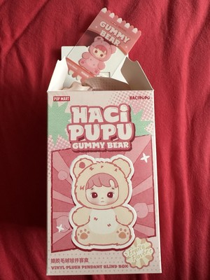 Pop Mart HACIPUPU Gummy Bear Series-Vinyl Plush Pendant Blind Box - Cherry 