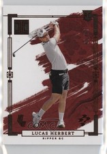 2024 Panini Impeccable LIV Golf Red 34/36 Lucas Herbert #30 3hd