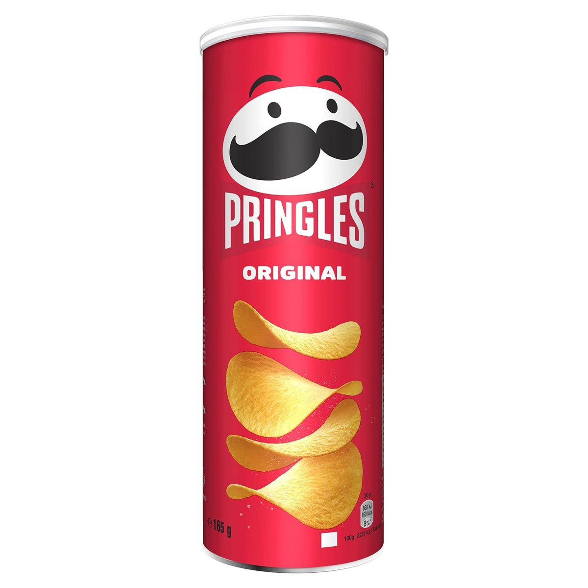 Pringles Original Patatas Fritas Apiladas Con Sabor Sutilmente Salado 165g