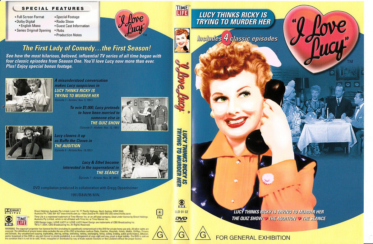 I Love Lucy-1951-1957-B-TV Series USA-4 Episodes-DVD | eBay