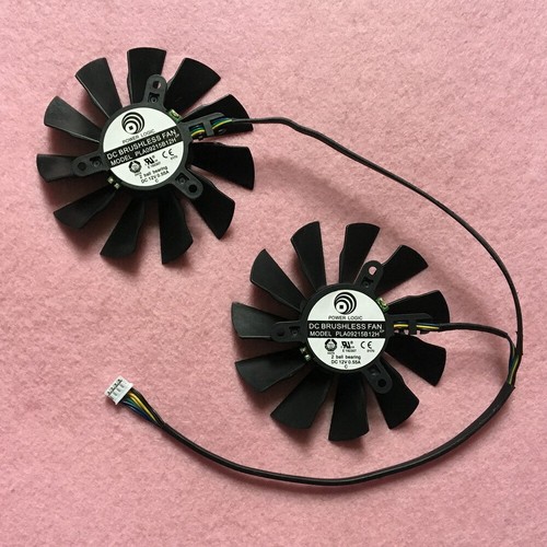 87mm MSI R6970 R7970 Geforce N580GTX Dual Fan Replacement 42mm PLA09215B12H R253 - 第 2/4 張圖片