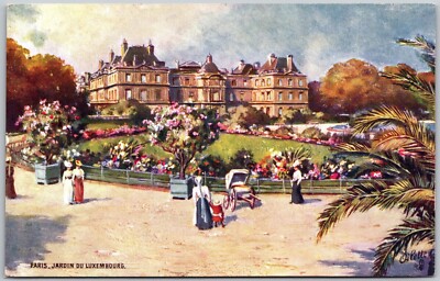 Paris Jardin Luxembourg - Tuck's Oilette 109 - Palace - Postcard 6457