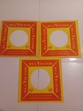  RCA VICTOR RECORDS 3 original company sleeves nice shape