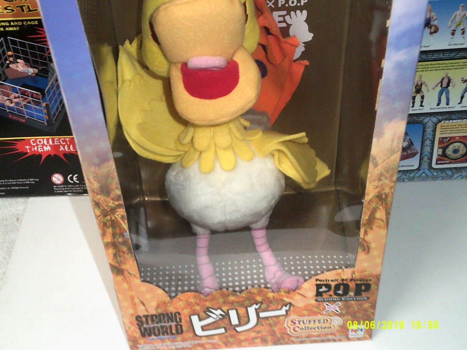 One Piece P O P Billy Strong World Plush Megahouse Brand New In Box Ebay