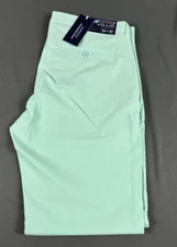 Vineyard Vines Golf Pants Performance On The Go 34 x 32 Crystal Blue MSRP $125