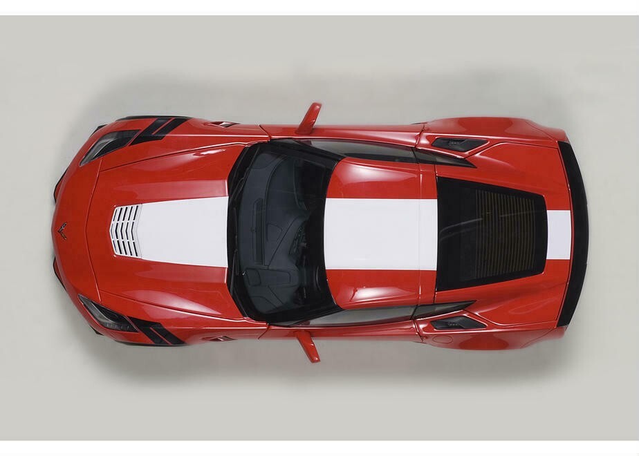 AUTOart 71274 1/18 シボレー コルベット グランスポーツ 1/18 Chevrolet Corvette C7 Grand Sport Red 2017 Model Car By