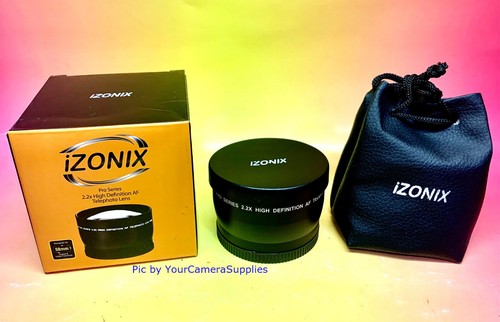 0.43x WIDE ANGLE+2.2X TELEPHOTO LENS 58mm TO CANON 70D 60D 7D 6D 5D T3 T4 T5 T2 - Picture 5 of 11