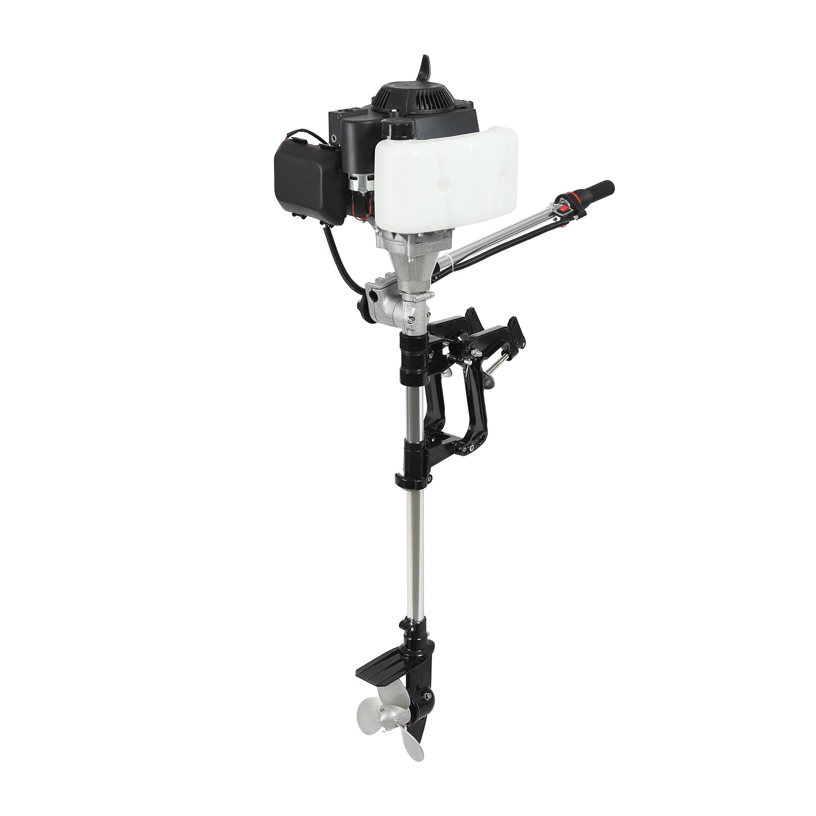 4 Stroke 7.5HP Outboard Motor Engine Fishing Boat Engine TCI Air Cooling 144cc