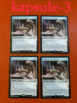 4x Dimensional Infiltrator | Oath of the Gatewatch | MTG Magic Cards