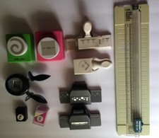Martha Stewart EK Paper Studio Fiskars Punches Border Carl Rotary Trimmer Lot