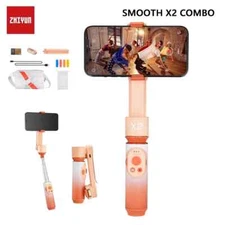 ZHIYUN Smooth X2 Combo Phone Gimbal Stabilizer Foldable Handheld for iPhone