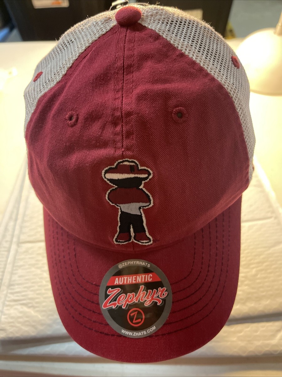 Authentic Zephyr Cap Hat Red / Mesh Adjustable Unisex NWT | eBay