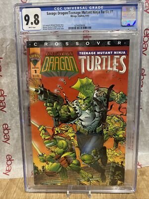 Savage Dragon Teenage Mutant Ninja Turtles #1  Mirage Comics 1993 Cgc 9.8 Graded