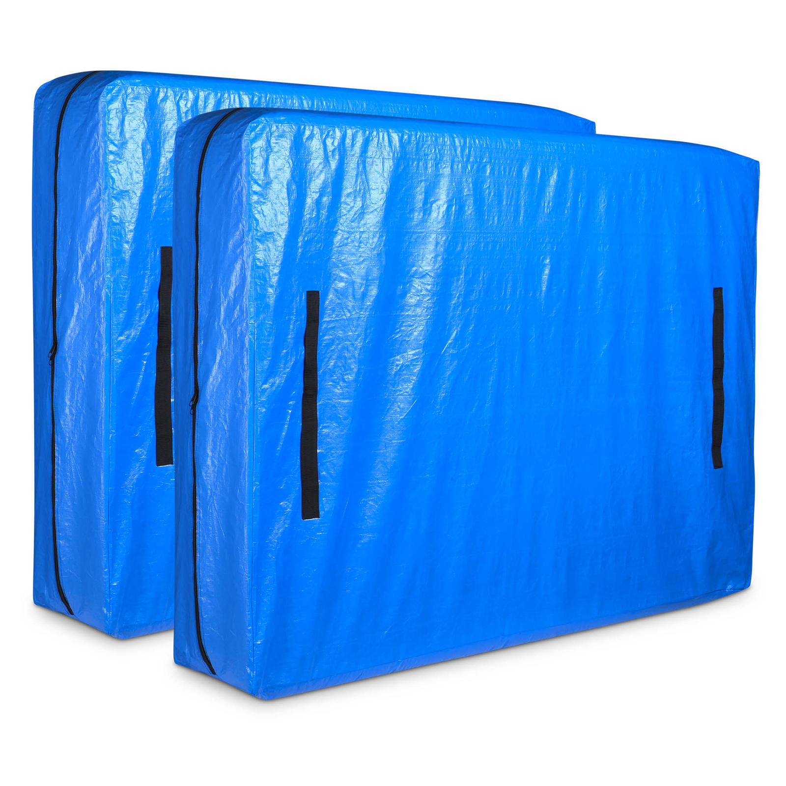 Mattress Protector for Moving Storage Heavy Duty 8 Handles Full XL Size 2 Pack-image