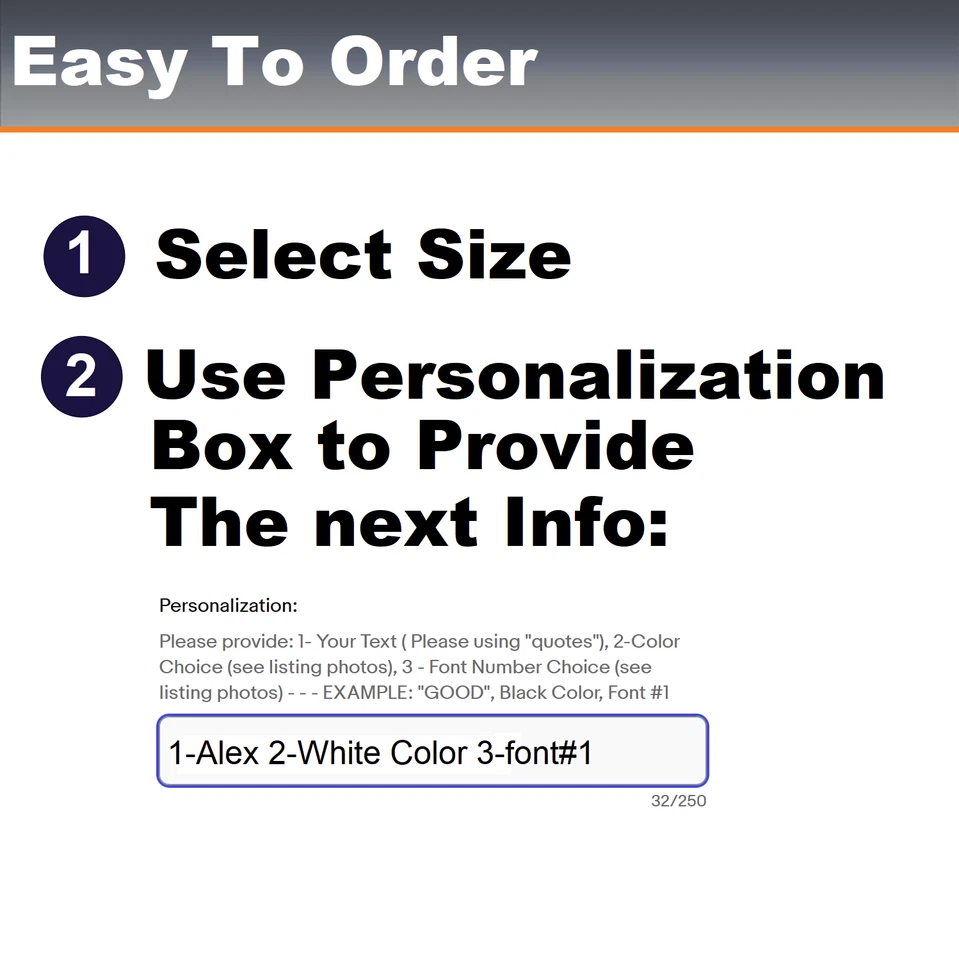 Calcomanía de vinilo personalizada CUALQUIER NOMBRE DE TEXTO pegatina de letras personalizada, 26 colores, [2S] Foto 4 de 4
