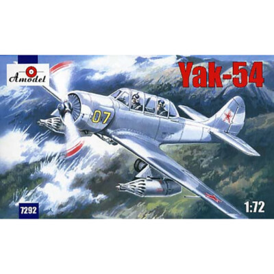 AMODEL 7292 Yak-54 Yakovlev Scale Aircraft 1/72 - Plastic model kit