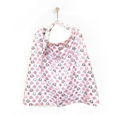 Vera Elephant 100 Breathable Cotton Nursing Cover Petal Grey 