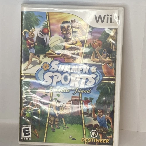 Nintendo Wii Summer Sports Paradise Island Complete In Box With Manual