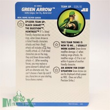 Heroclix Justice League Unlimited set Green Arrow 026.10 Team-Up card Episode