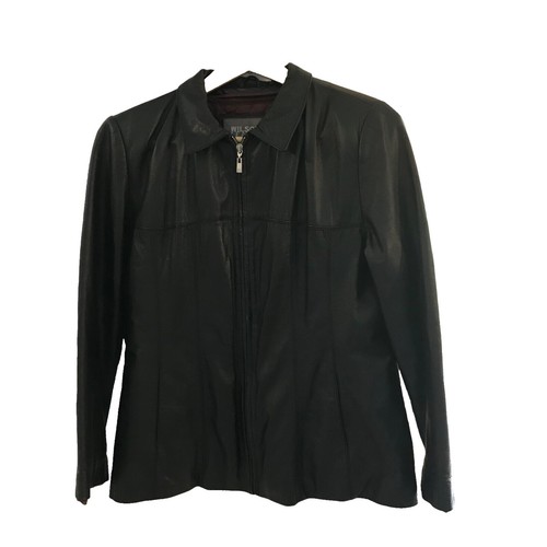 wilsons hooded zip suede leather jacket | eBay