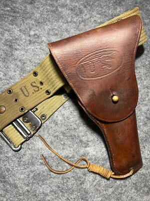 WWII Boyt 1944 Leather Holster and NASCO 45 Belt | eBay
