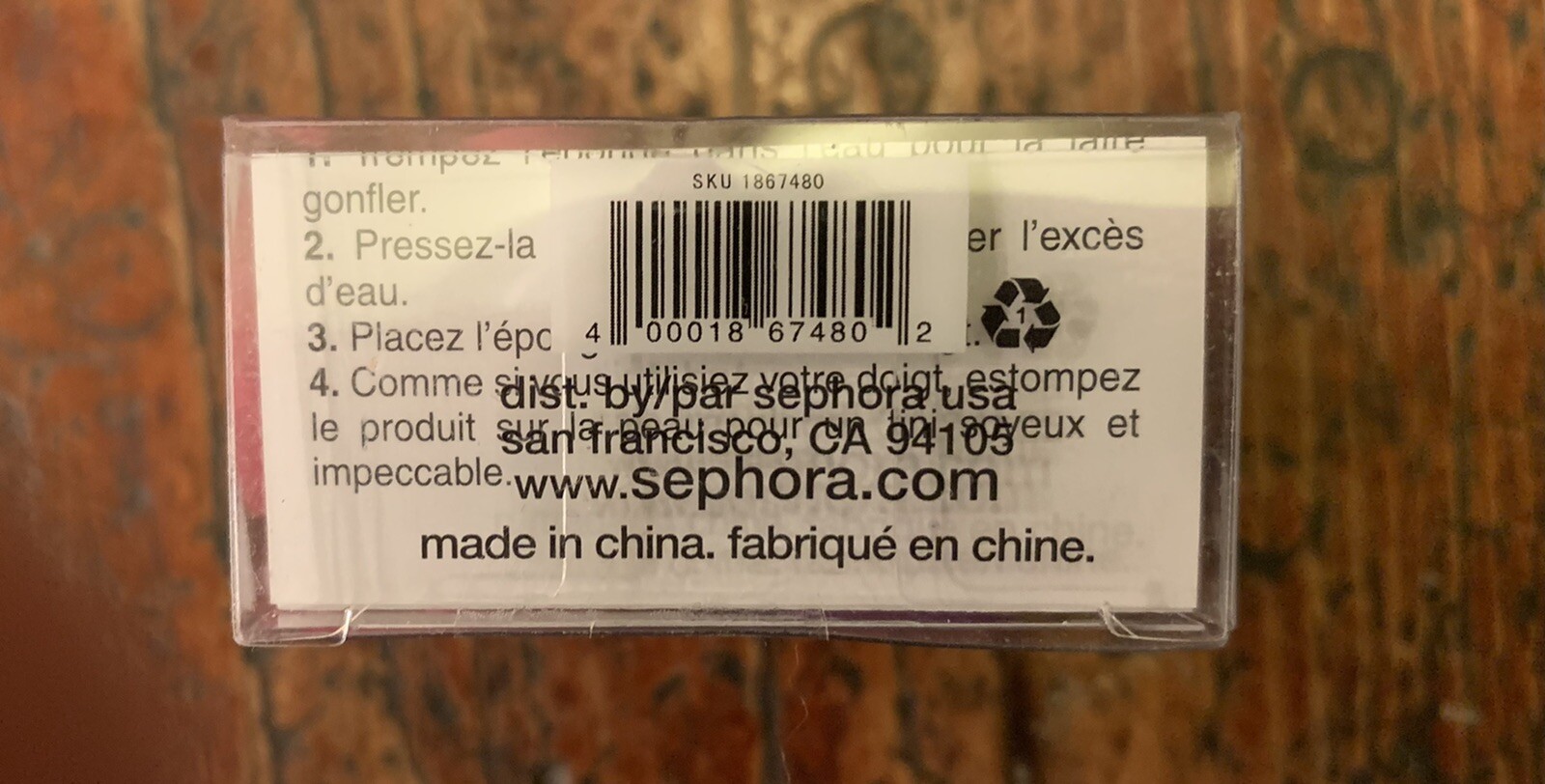 Sephora The Pointer Set of 2 Sponges new in Box