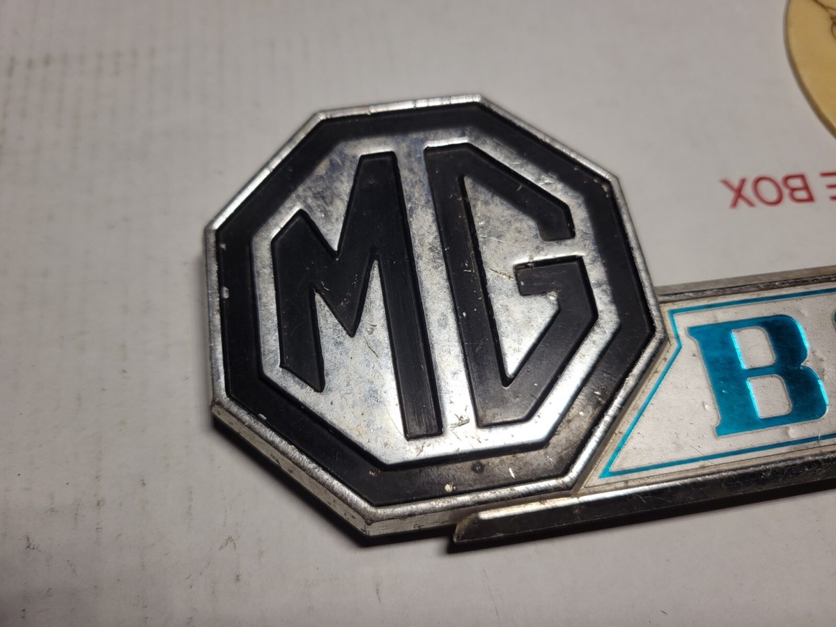 72-79 MG BGT Trunk Emblem Deck Lid Rear BHH855 Trim OEM Script