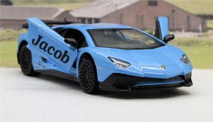 blue lamborghini toy car