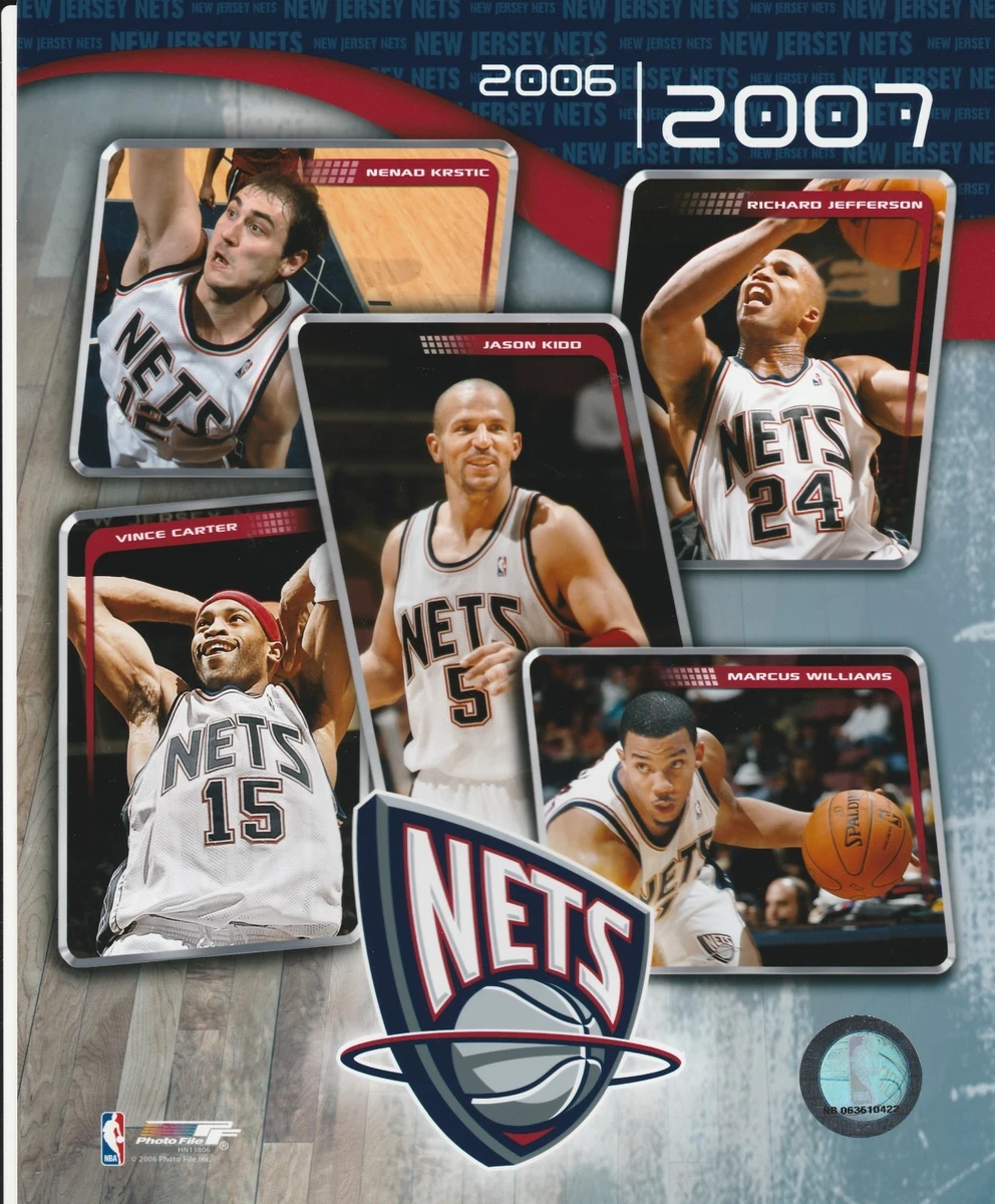 2006 2007 NEW JERSEY NETS TEAM 8X10 LICENSED COLOR NBA PHOTO FILE