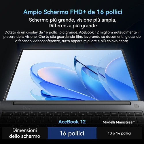 Blackview Laptop Notebook 16 pollici Intel® Core i5 16GB+512GB SSD Window 11 Pro - Photo 6/11